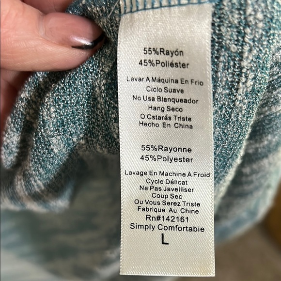 LuLaRoe Multicolor Lightweight Knit Fabric Duster - Picture 3 of 6